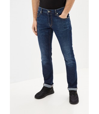 JUST CAVALLI włoskie jeansy spodnie NAVY BLUE -60%%%