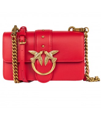 PINKO sk&oacute;rzana torebka listonoszka MINI ICON SIMPLY