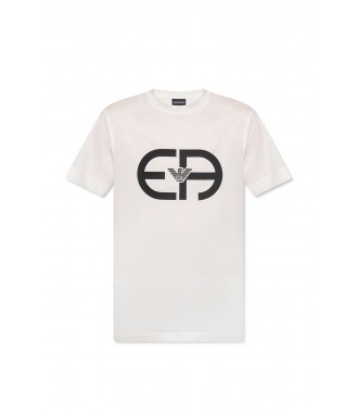 EMPORIO ARMANI męski t-shirt BIANCO