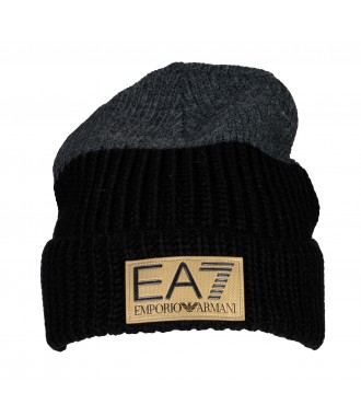 EMPORIO ARMANI EA7 zimowa czapka męska GOLD NOWOŚĆ