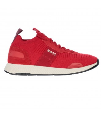 HUGO BOSS męskie sneakersy efektowne RED