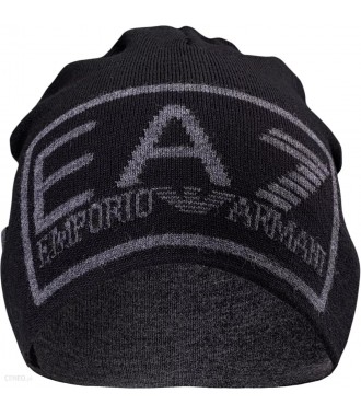 EMPORIO ARMANI EA7 męska markowa czapka BLACK NOWOŚĆ