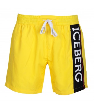 ICEBERG włoskie szorty kąpielowe spodenki YELLOW